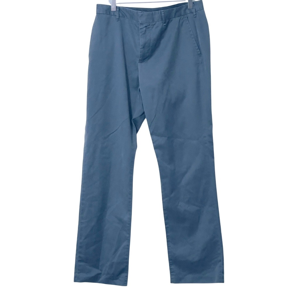 Bonobos Friday Pants 32x32 Blue Grey Chinos Business Casual Preppy Office‎ Mens